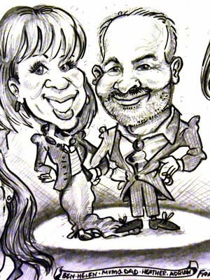 Event Francesco Caricatures Caricaturist London